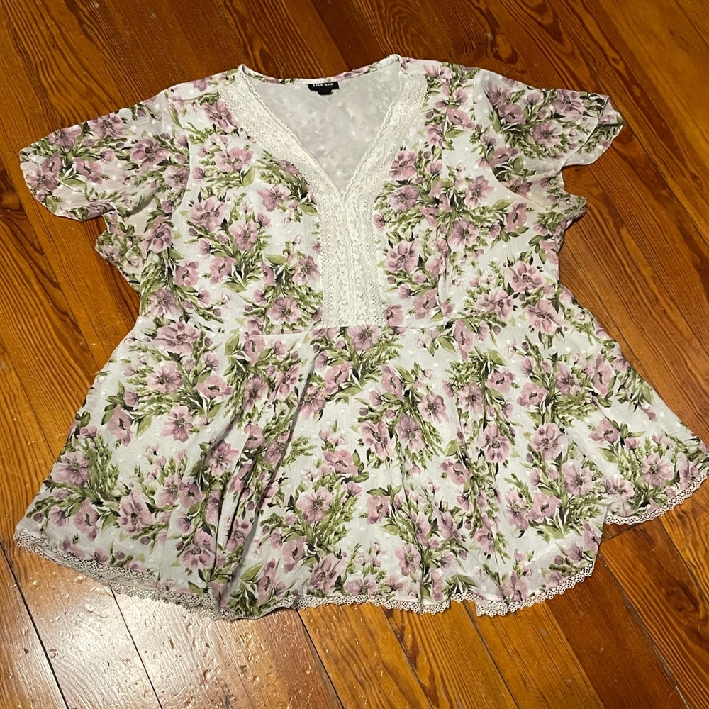 Torrid Peplum Top